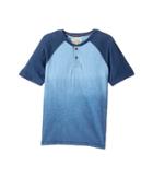 Lucky Brand Kids - Short Sleeve Henley Dip-dyed