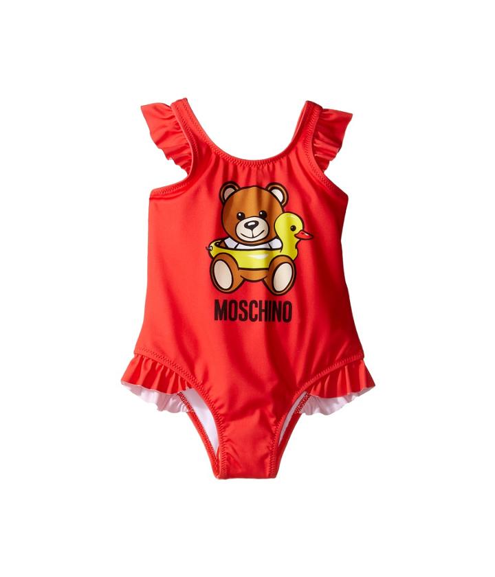 Moschino Kids - Teddy Bear Logo One-piece Swimsuit