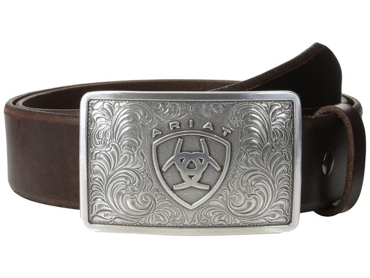 Ariat - Rectangle Filagree Shield Buckle Belt