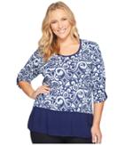 Extra Fresh By Fresh Produce - Plus Size Wander Windfall Top