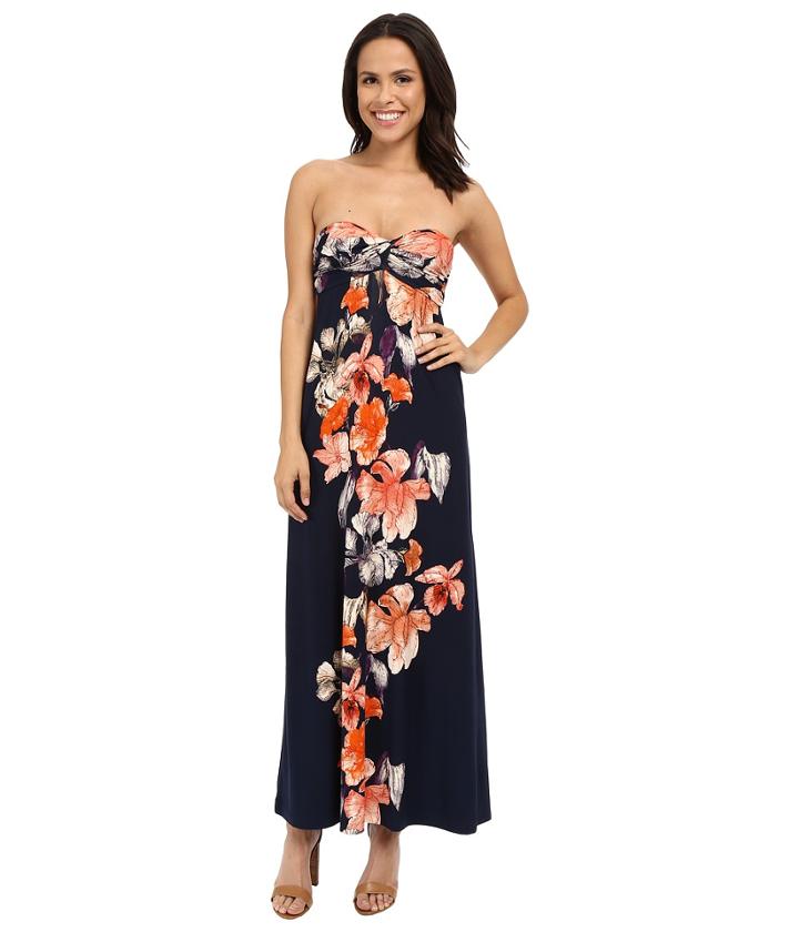Tommy Bahama - Le Grande Fleur Strapless Dress