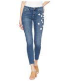 Cece - Floral Embellished Classic Skinny Jeans