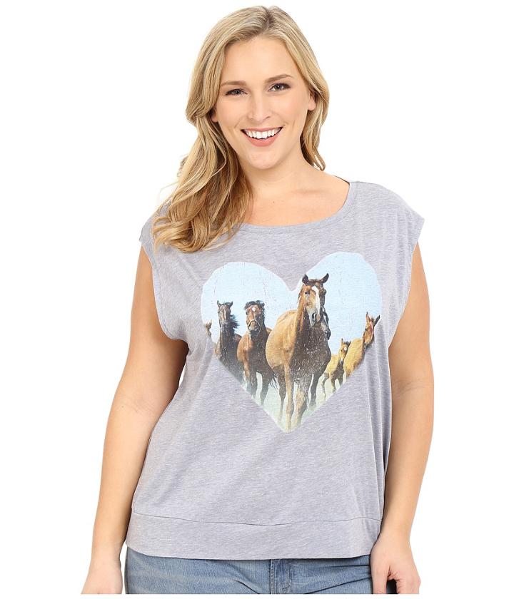 Roper - Plus Size 0227 Lightweight Heather Jersey Tee