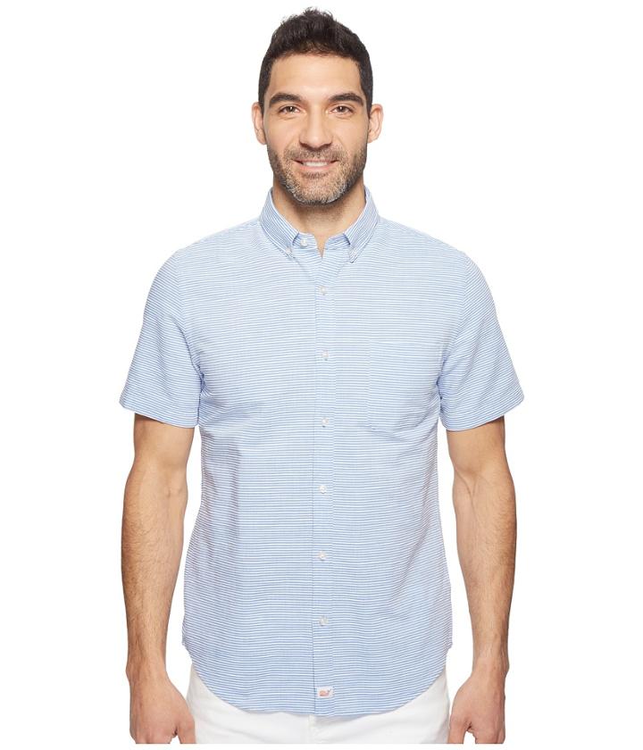 Vineyard Vines - Short Sleeve Norman Island Stripe Murray Shirt