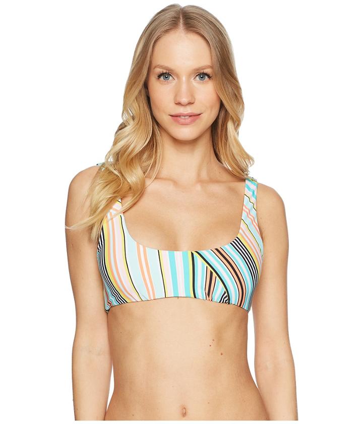 The Bikini Lab - South Beach Stripe Tank Bralette Top