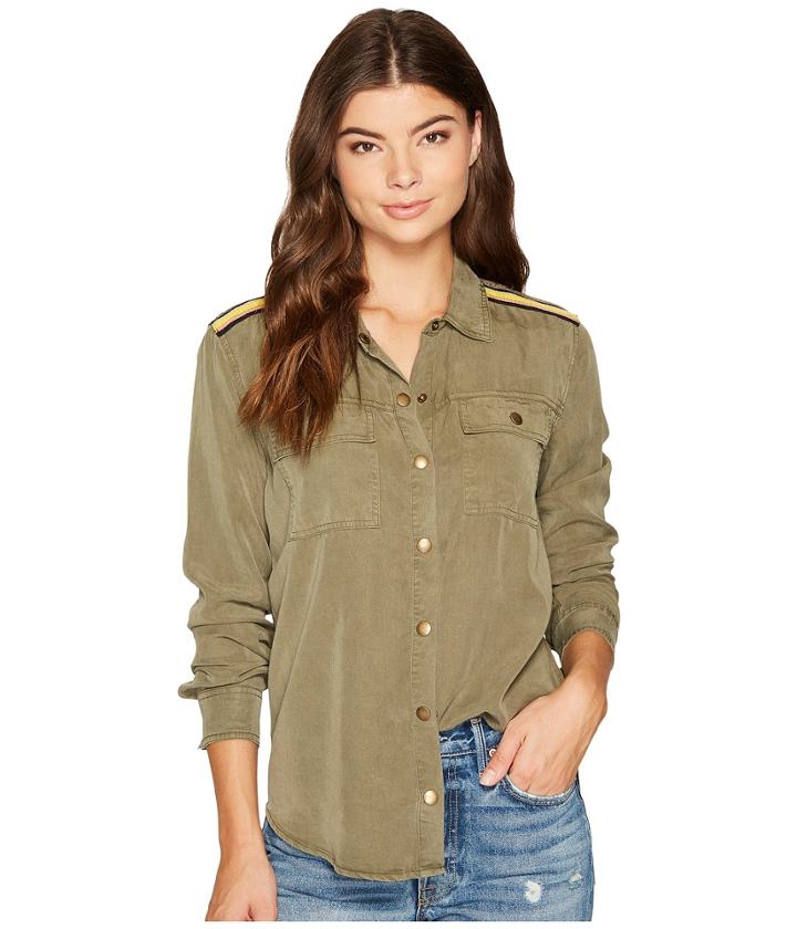 Splendid - Military Button Down