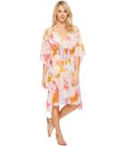 Echo Design - Cambon Floral Double V Cover-up