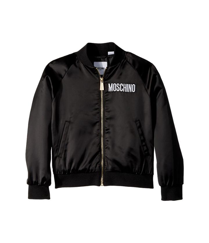 Moschino Kids - Jacket W/ Sequin Teddy Bear On Back