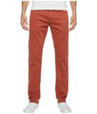 Mavi Jeans - Zach Regular Rise Straight Leg Twill In Brick Red Twill