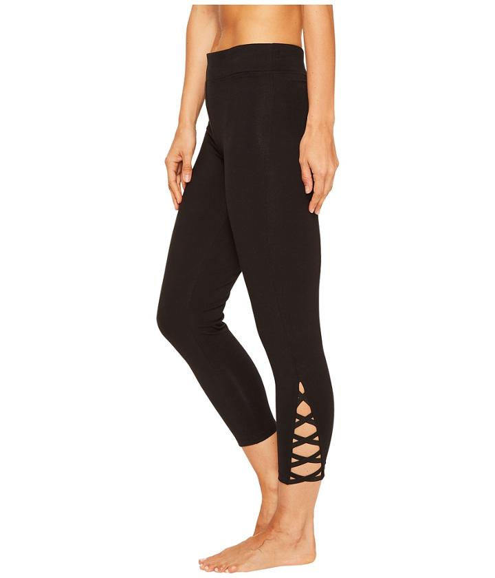Yummie By Heather Thomson - Cotton Control Skimmer Leggings With Leg Detail