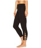 Yummie By Heather Thomson - Cotton Control Skimmer Leggings With Leg Detail