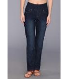 Jag Jeans Petite Petite Malia Pull-on Slim In Blue Shadow