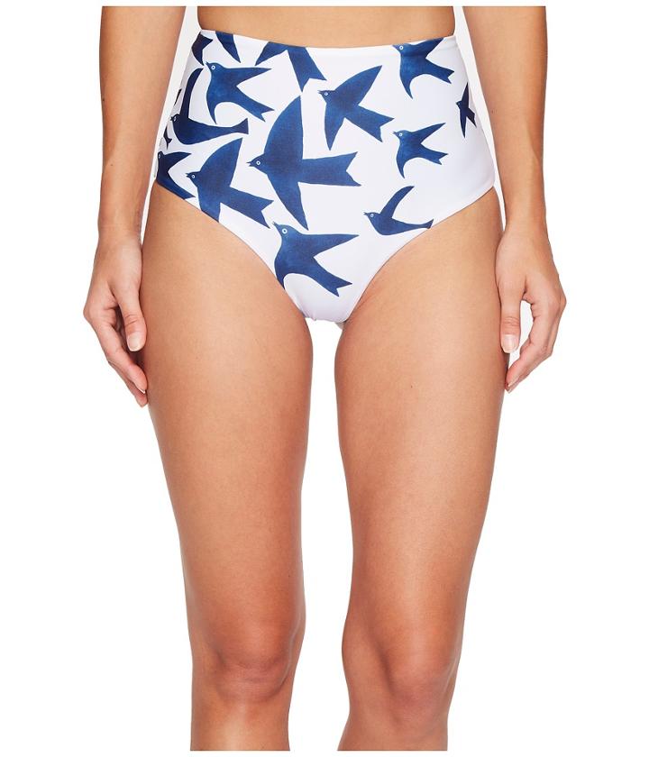 Mara Hoffman - Birds Lace-up High Waist Bottom