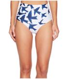 Mara Hoffman - Birds Lace-up High Waist Bottom