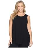 Vince Camuto Plus - Plus Size Sleeveless Blouse With Knit Underlay
