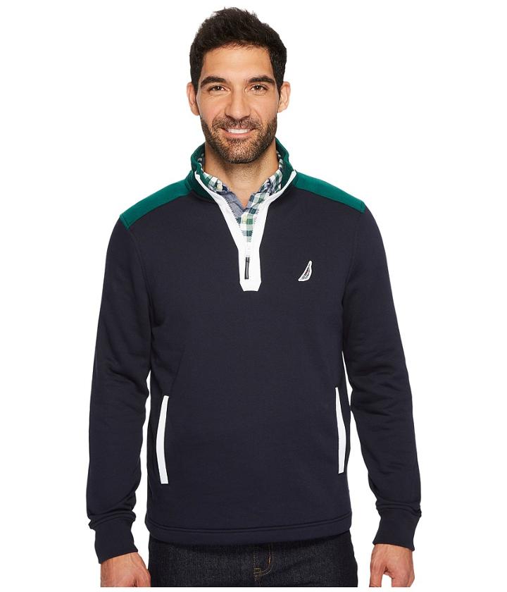 Nautica - Long Sleeve 1/2 Zip Sweater