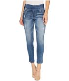 Jag Jeans - Nora Marta Pull-on Skinny Ankle Surrel Denim In River Wash With Color Block