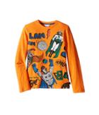 Little Marc Jacobs - Long Sleeve Superhero Illustration Tee Shirt