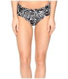 Tommy Bahama - Pinwheel Palms Reversible Side-shirred High-waist Bikini Bottom