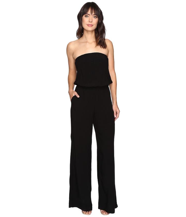 Michael Stars - Modern Rayon Strapless Wide Leg Jumpsuit