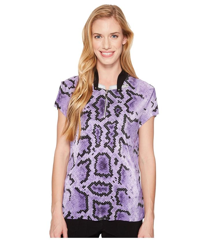 Jamie Sadock - Anaconda Print Short Sleeve Top