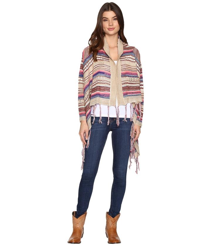 Rock And Roll Cowgirl - Long Sleeve Cardigan 46-9598