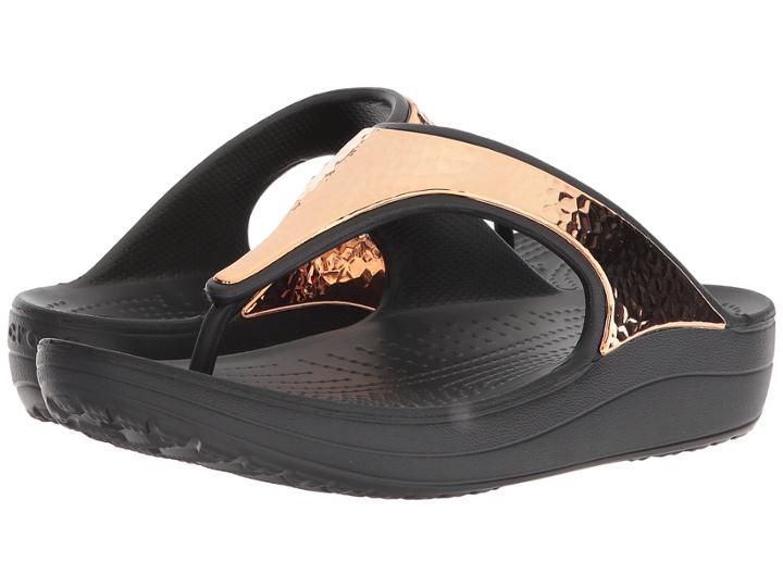 Crocs - Sloane Hammered Metallic Flip