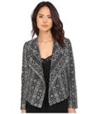 Jack By Bb Dakota - Penelope Woven Jacquard Draped Front Jacket