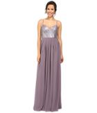 Donna Morgan - Halter Neck Gown With Crisscross