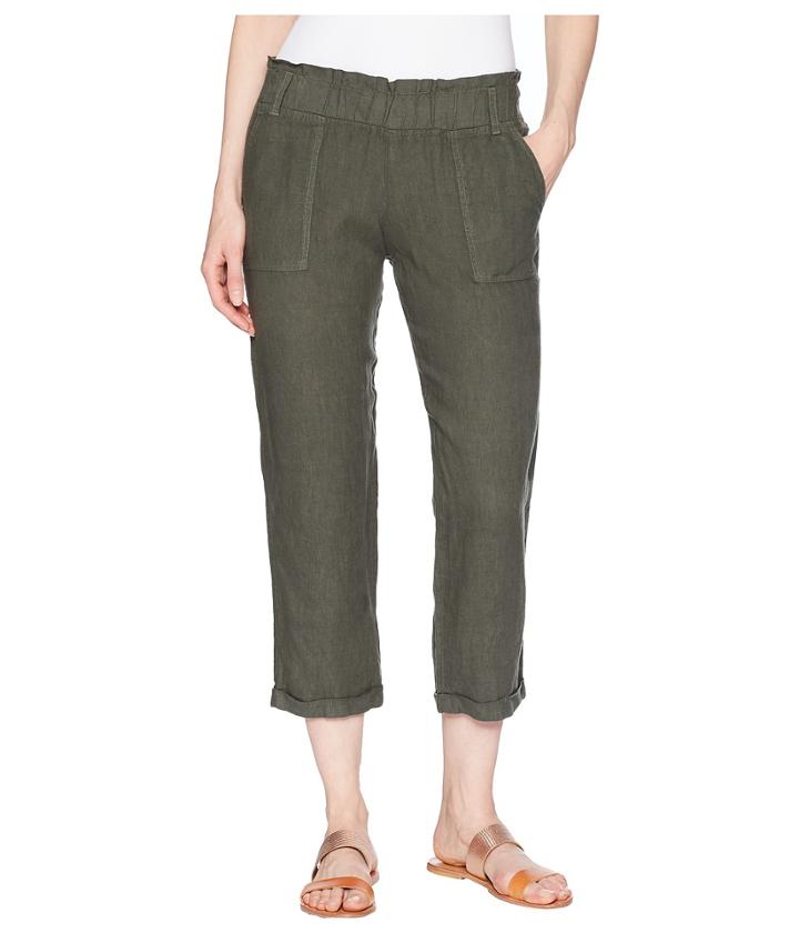 Allen Allen - Cropped Cuff Bottom Pants