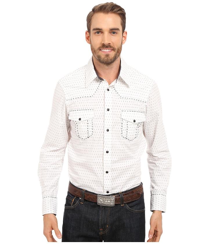 Rock And Roll Cowboy - Long Sleeve Snap B2s6200