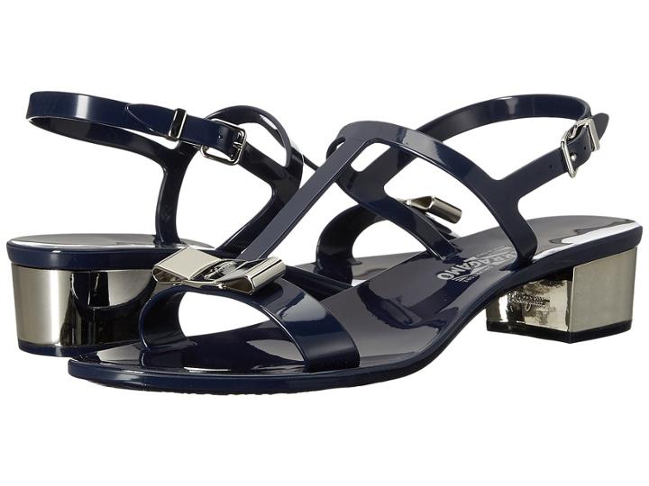 Salvatore Ferragamo - Pvc Thong With Heel