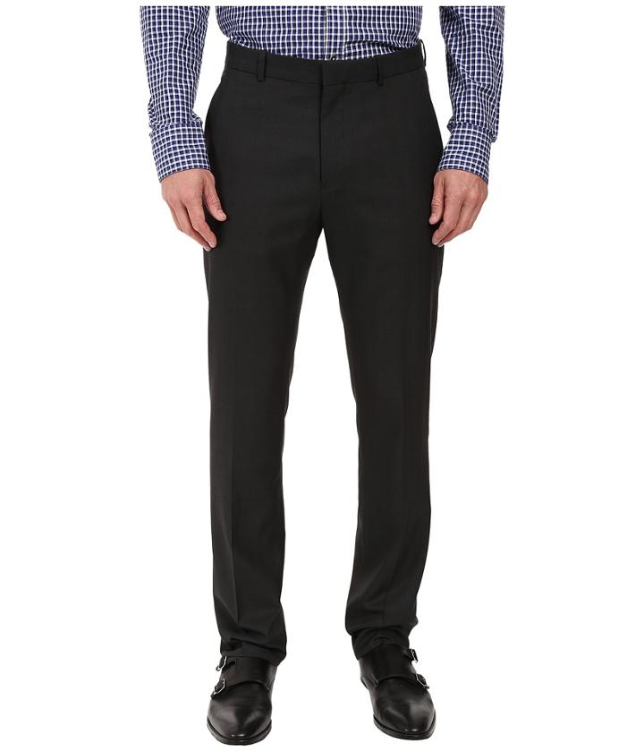 Perry Ellis Portfolio - Portfolio Slim Fit Tonal Plaid Pants