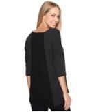 B Collection By Bobeau - Mallory Dolman Mixed Media Top