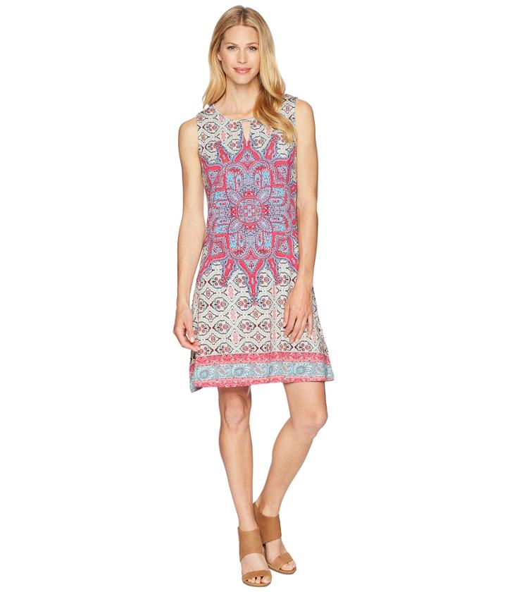Tribal - Printed Jersey Sleeveless Dress