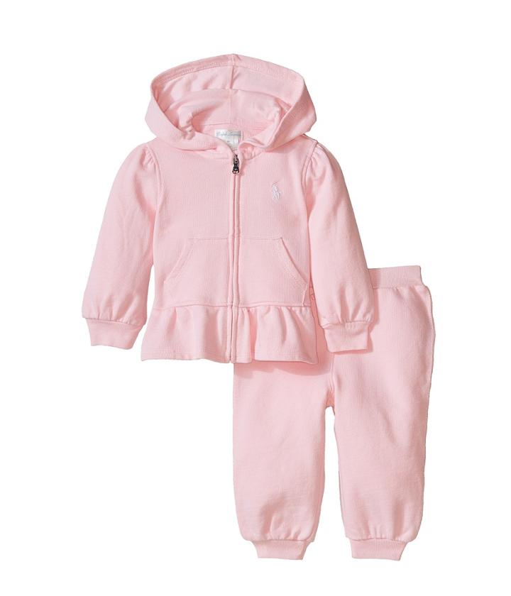Ralph Lauren Baby - Fishcale Terry Hook-up Fleece Set