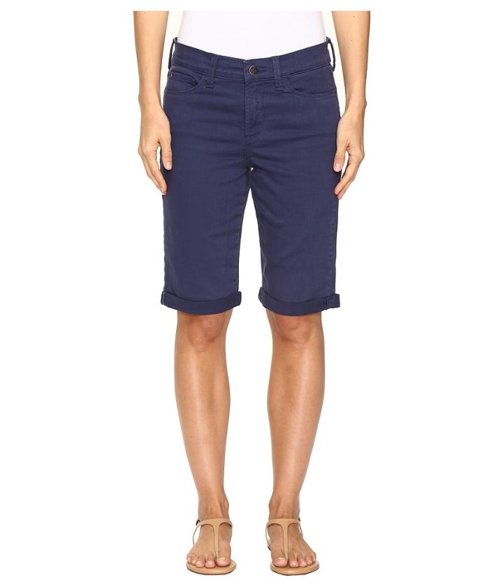 Nydj - Briella Roll Cuff Shorts In Republique Navy