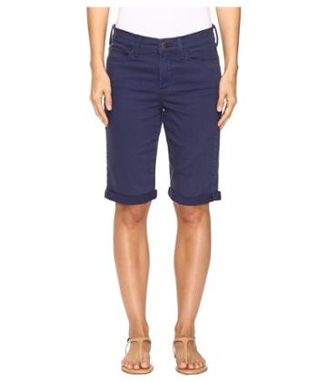 Nydj - Briella Roll Cuff Shorts In Republique Navy