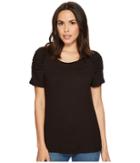 B Collection By Bobeau - Thora Puff Sleeve Knit T-shirt