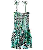 Mara Hoffman Kids - Aloe Printed Tie Shoulder Romper