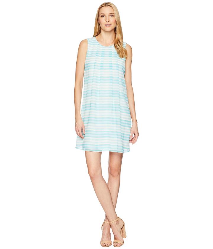 Calvin Klein - Printed Sleeveless A-line Dress