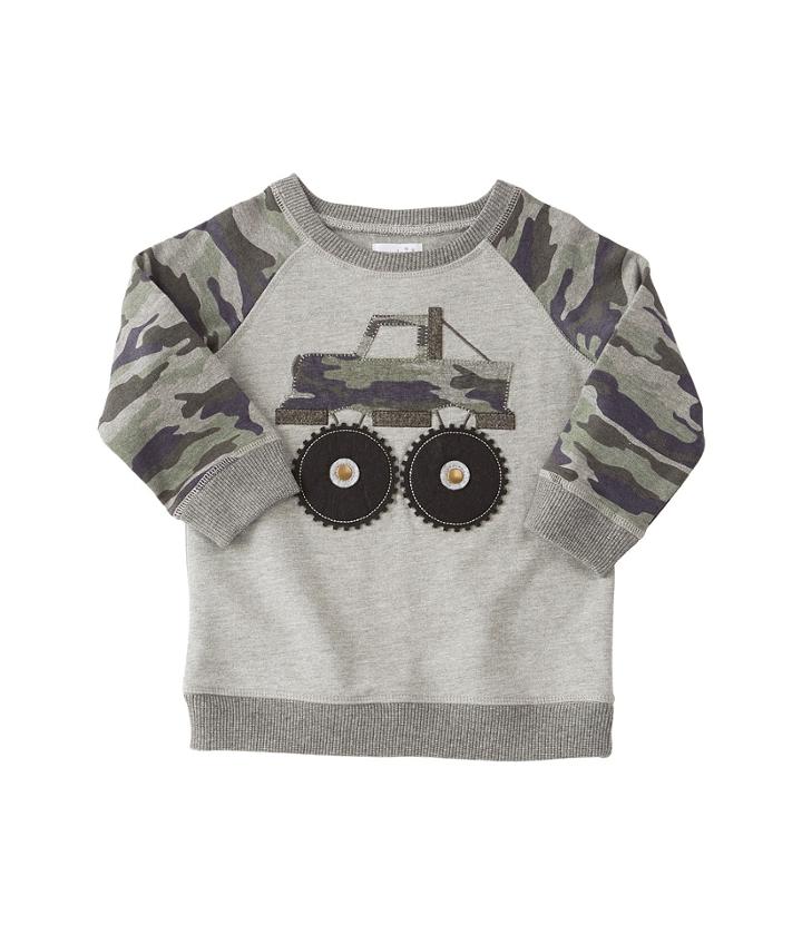Mud Pie - Camo Truck Sweatshirt