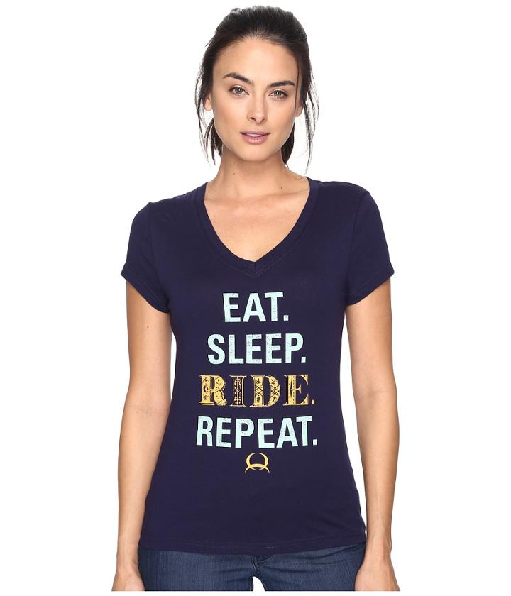 Cinch - Short Sleeve V-neck Cotton Jersey