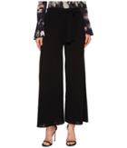 Fuzzi - Solid Belted Karate Pants Cover-up
