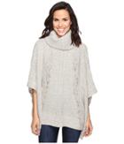 Christin Michaels - Feya Fringe Turtleneck Poncho