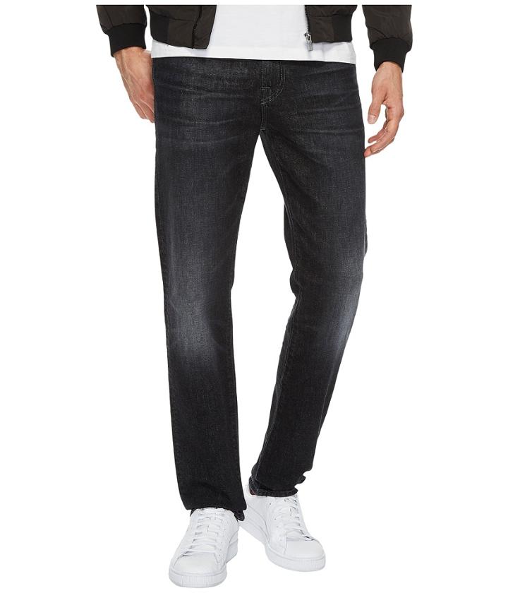 7 For All Mankind - Slimmy Slim Straight W/ Clean Pocket In All Nighter