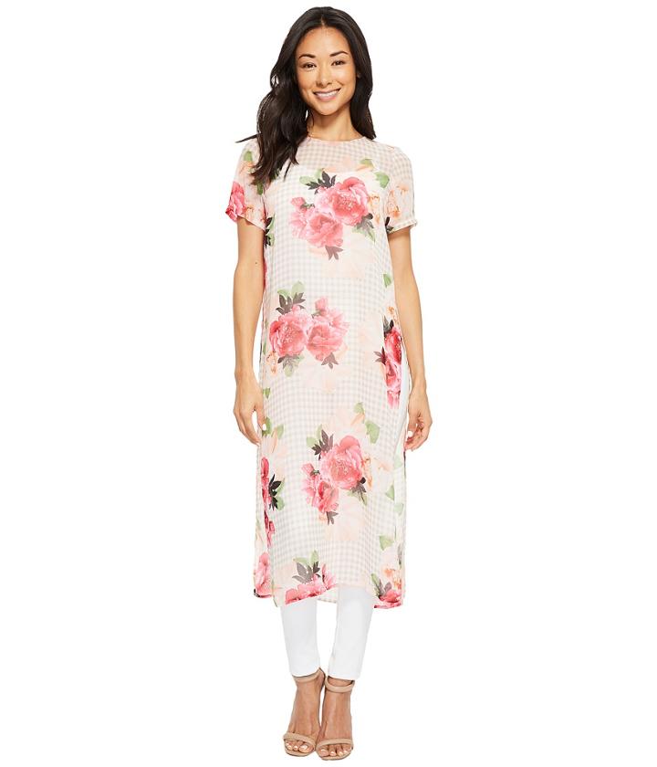 Calvin Klein - Short Sleeve Long Printed Tunic