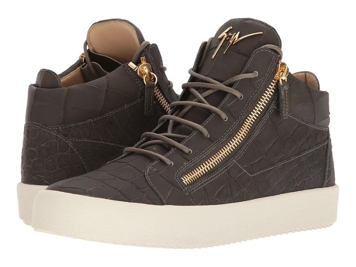 Giuseppe Zanotti - May London Stamped Mid Top Sneaker