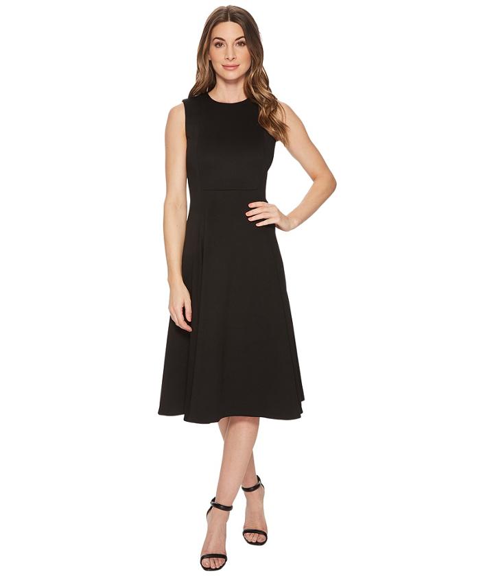 Calvin Klein - Solid A-line Dress With Pockets Cd8m12jy