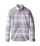 Calvin Klein Kids - Velocity Horizontal Micro Stripe Long Sleeve Stripe Shirt